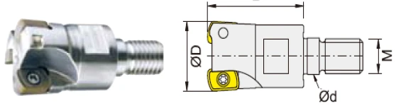 ASRS 高進給圓角銑刀