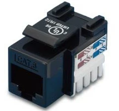 90° Punch Down Keystone Jack (C5e/C6)