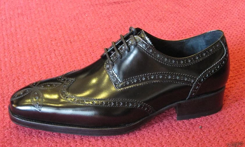 手工雕花牛津鞋