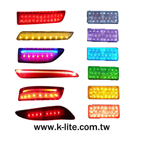 Automobile LED decoration reflector and rear Bumper light
