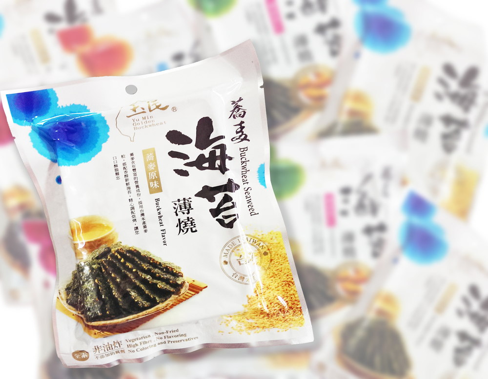 豐富的蕎麥粒,搭配海苔超對味