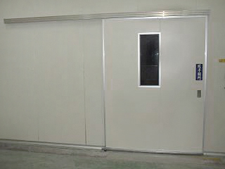 冷凍設備 輕便型手拉門