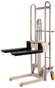 迷你堆高機,手動堆高機,手拉油壓車,油壓手推車,油壓車堆高機