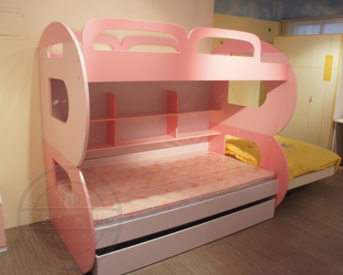 可搭配樓梯櫃,上.下床更安全囉~~