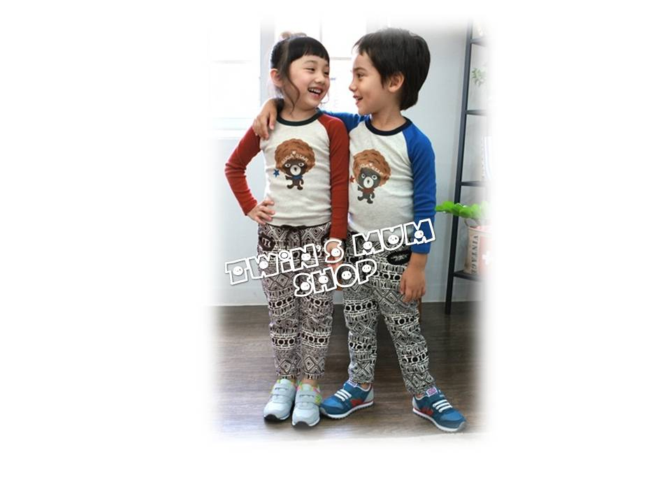 小黑人棉T-藍(現貨)