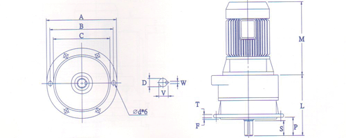 AGV/AMV立型齒輪減速機1/4~1/180