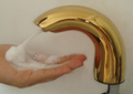 仿古龍頭式自動給皂器 皂液分配器金色經典