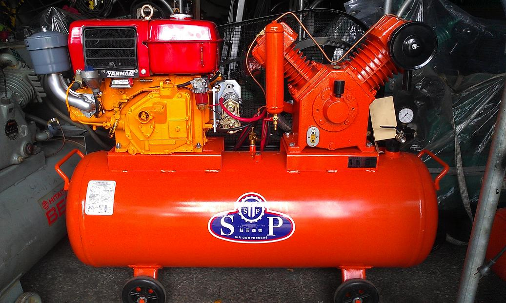 12HP高壓柴油引擎空壓機壓力20kg(07)561-3388手機0921265115