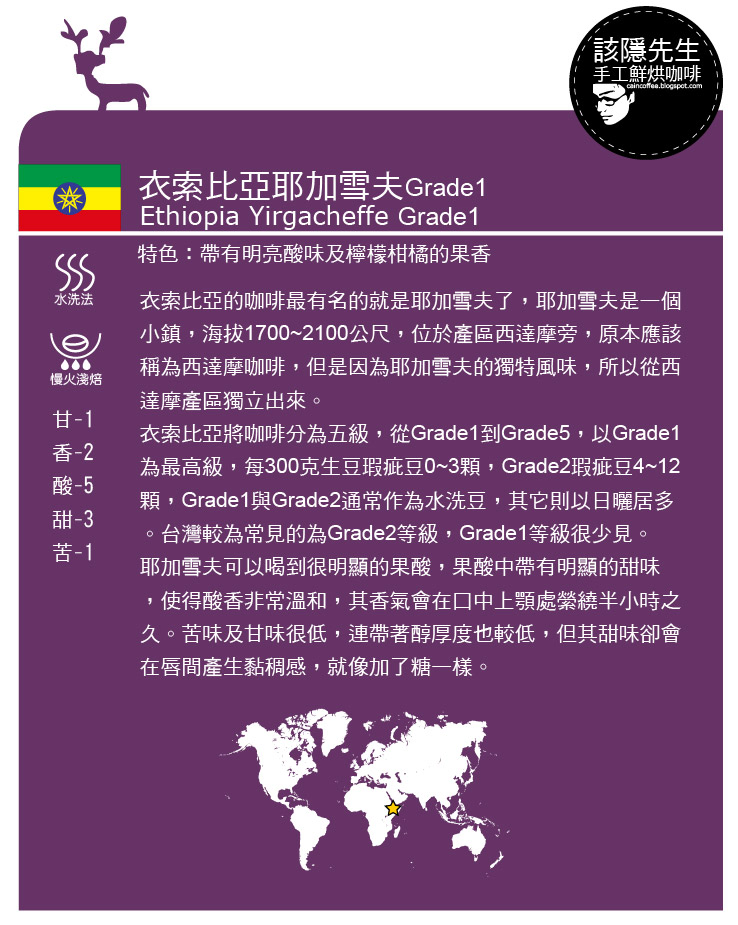 衣索比亞耶加雪菲介紹
