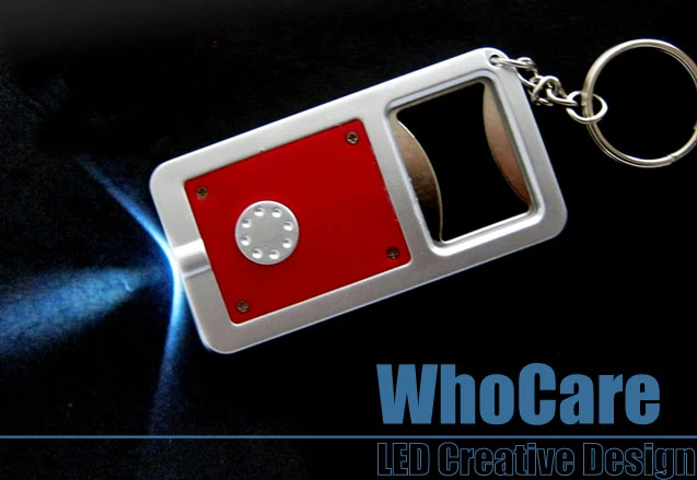 LED 多功能鑰匙圈, 手電筒與開瓶器鑰匙圈