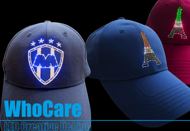 LED 光纖閃光活動帽子開發設計