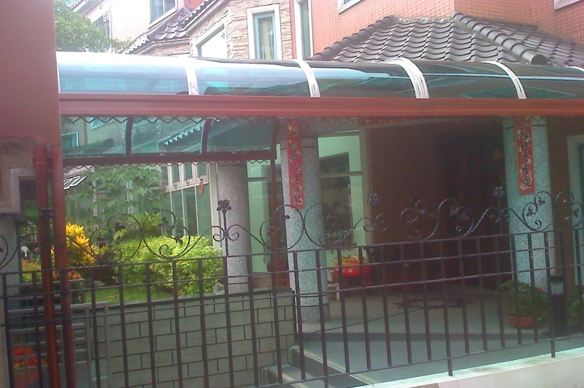 不銹鋼木紋烤漆採光罩