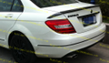 奔驰 W204 三片式 碳纤 尾翼