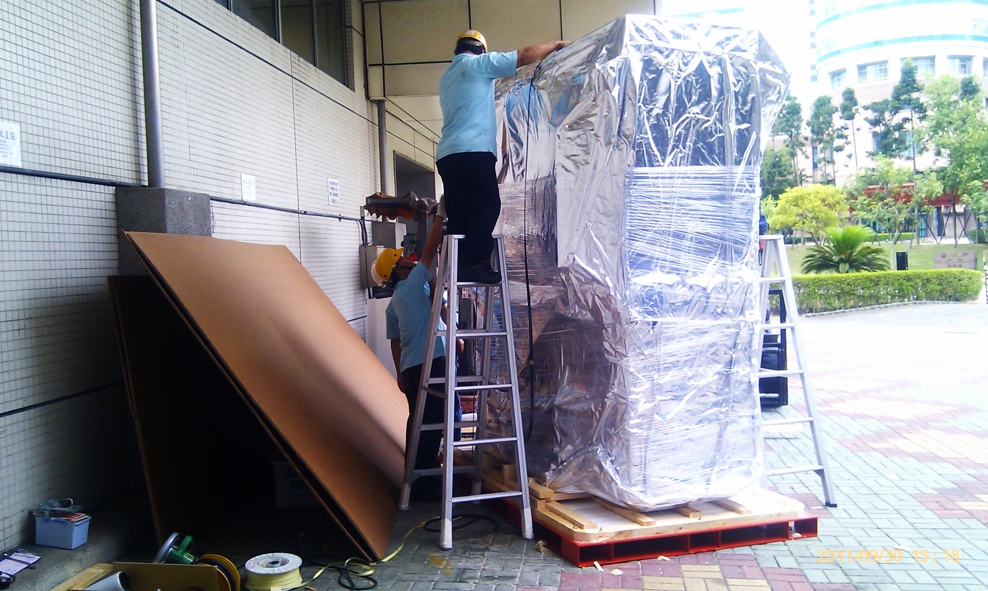 大型紙箱、腳踏車專用箱、重包裝紙箱、3500kg紙箱、替代木箱、紙棧板、角紙、EPE緩衝材