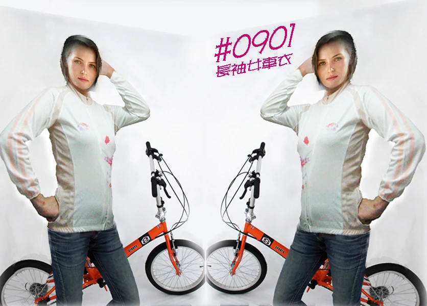 MBX長袖印花女車衣