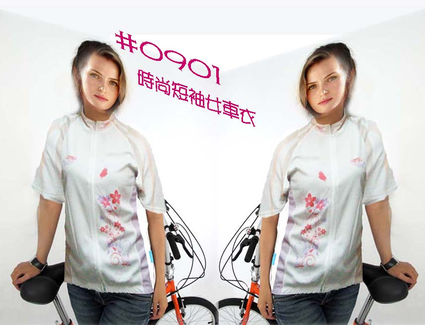 MBX短袖印花女車衣