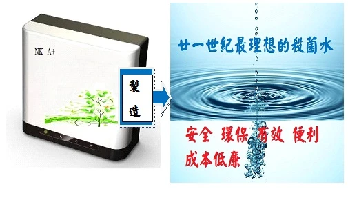 二十一世紀最環保又安全的殺菌液製造機