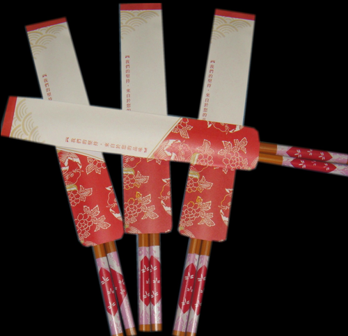 日式風格筷套適合日本料理餐廳使用