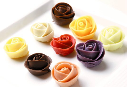 入口即化玫瑰花巧克力,美的如藝術品