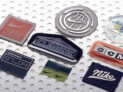 商標與布上的貼合膠