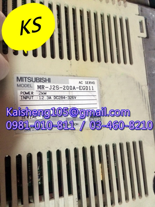 【KS】三菱MITSUBISHI驅動器：MR-J2S-200A-EG011【現貨+預購】