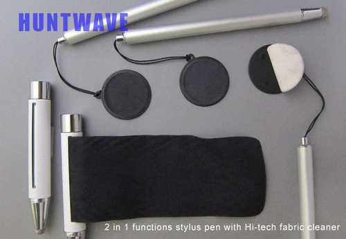觸控筆與擦拭布攜帶式設計，適合觸控面板禮贈品最佳選擇