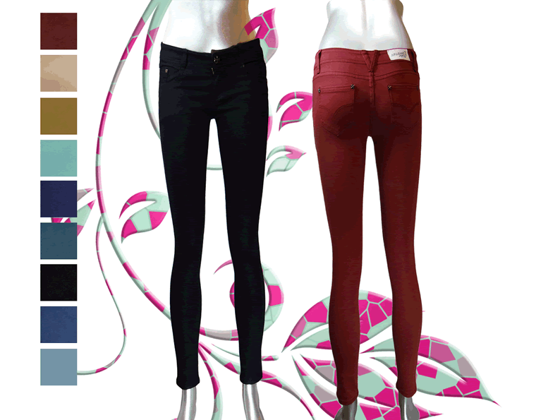 75978010 時尚candy修飾美臀小直褲