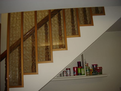 樓梯階造型透視牆