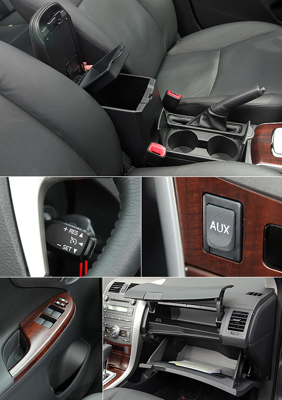 取代原有亮面設計。在試車組實體感受下，一來質感上的塑料味降低了，而加深的木紋色調