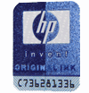 正版HP原廠碳粉匣包裝上，均貼有新型變色防偽標籤以防止仿冒。