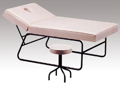 F-76 理容按摩床[有孔,含輔助椅]