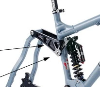 登山腳踏車連桿