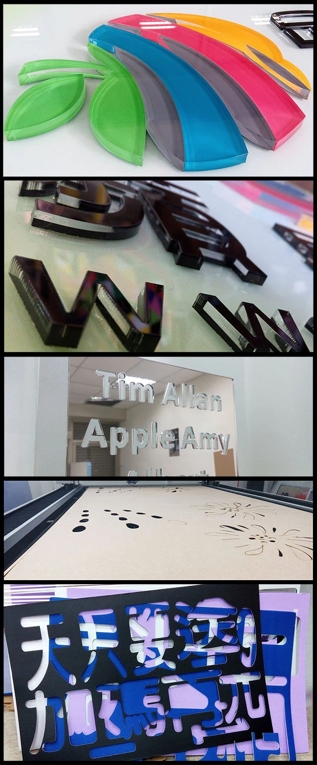 壓克力、密集板、珍珠板、EVA泡綿雷射切割