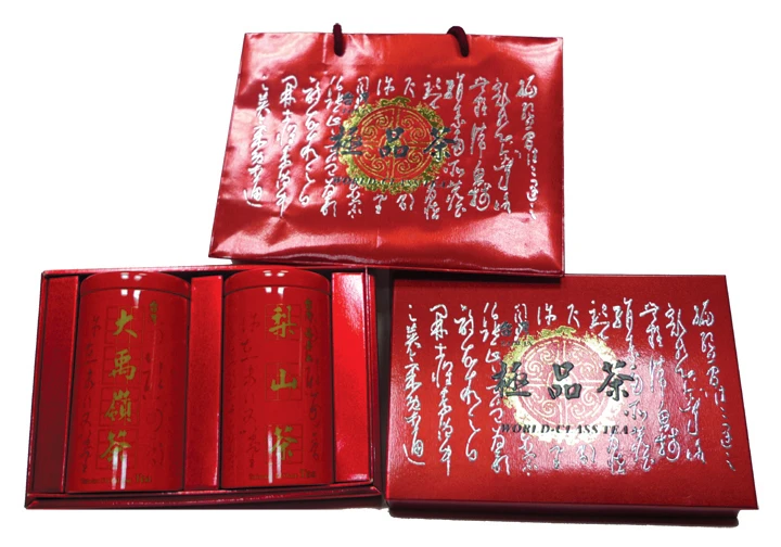 極品紅禮盒組+銀罐