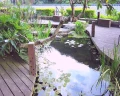 庭園造景木格柵-庭園木平台-戶外木平台-環塑木地板