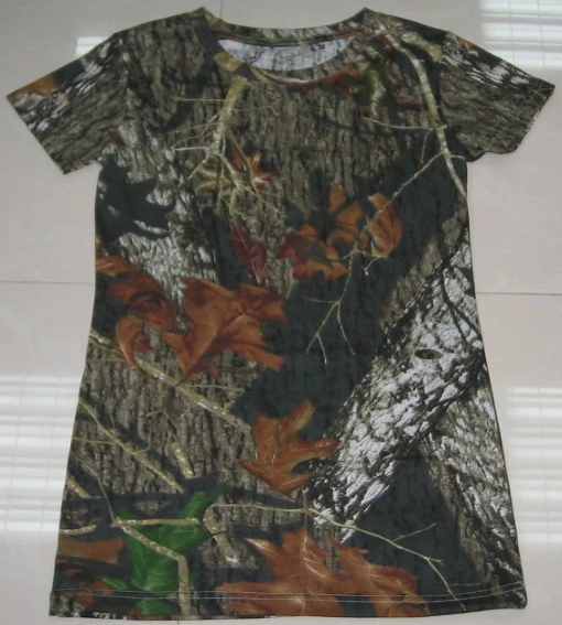 迷彩吸濕排汗短袖上衣