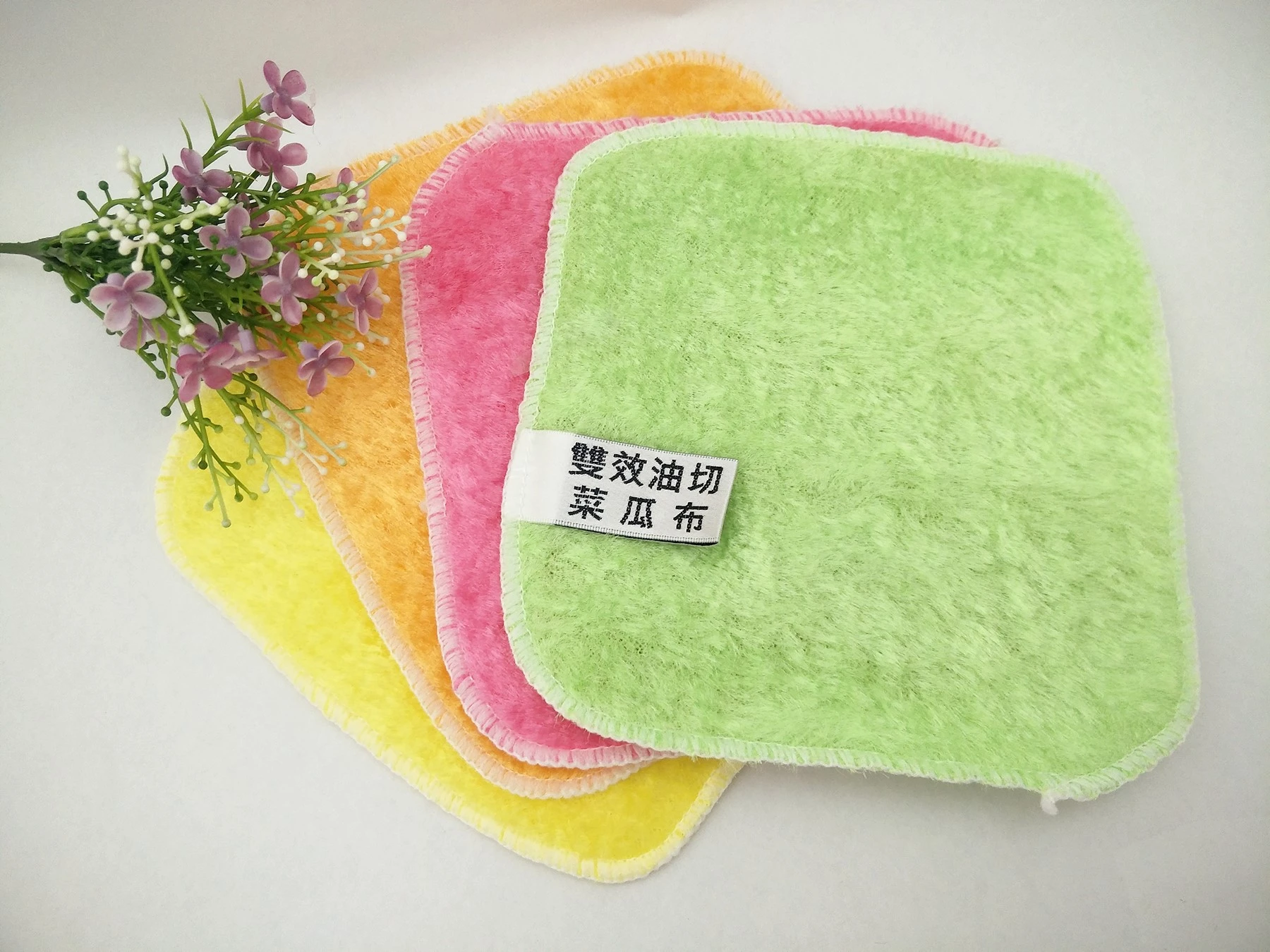 無毒油切菜瓜布 10入裝(4色)