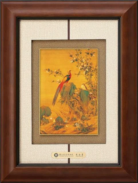 清 ．朗世寧《錦春圖》190x240mm