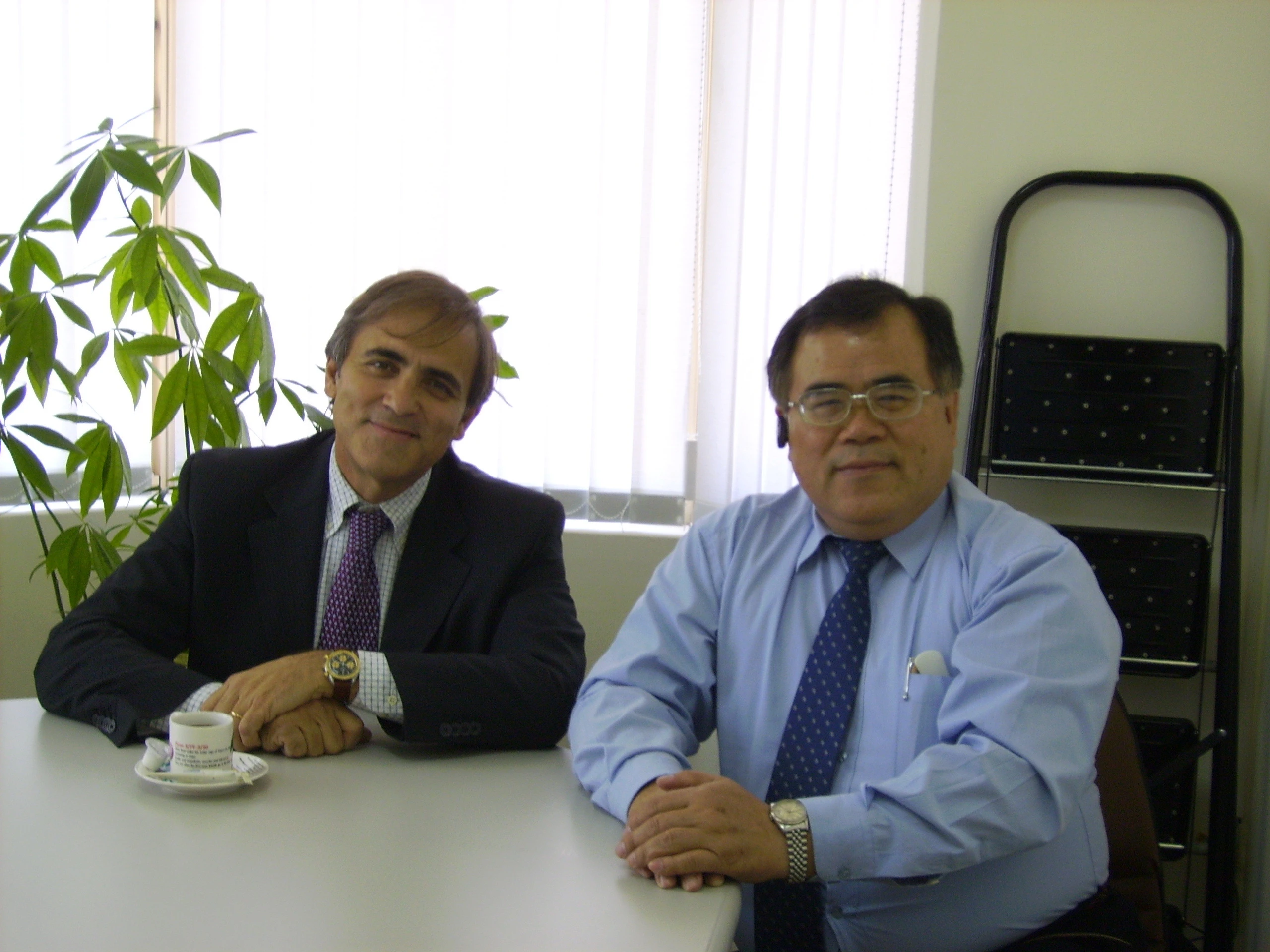 負責人與原廠Dr. Bianchedi