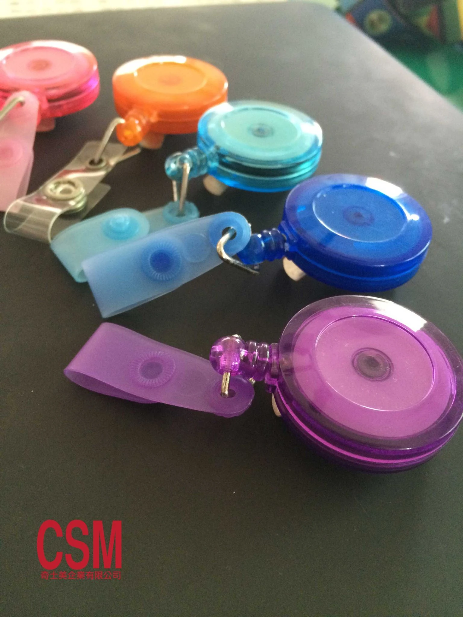 透明識別證伸縮夾,識別證溜溜球,識別證伸縮吊繩