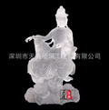 深圳琉璃佛像生产厂家 踏莲观音