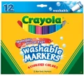 Crayola12色易清洗彩色筆(粗線)