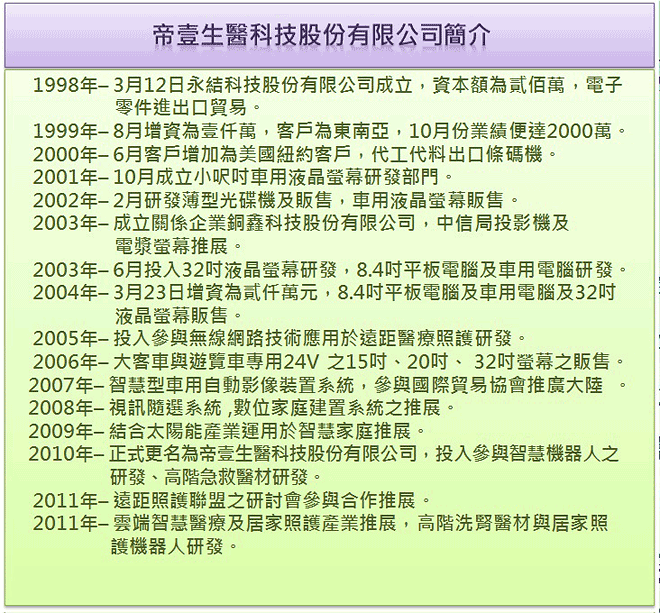 帝壹生醫科技股份有限公司