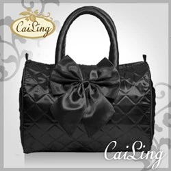 CaiLing ◆引領時尚波士頓曼谷包◆優雅黑