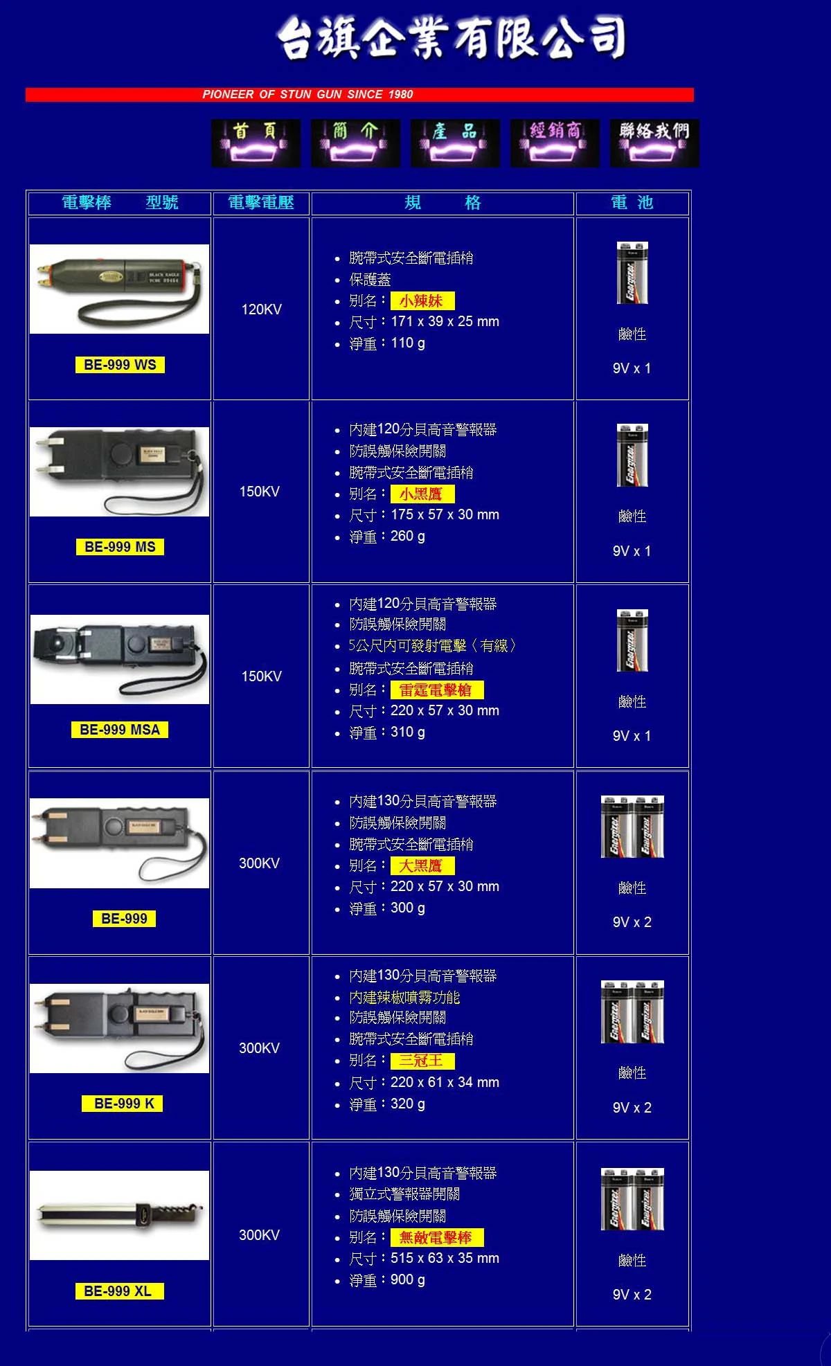 黑鷹電擊棒系列,諮詢電話:0393-172888