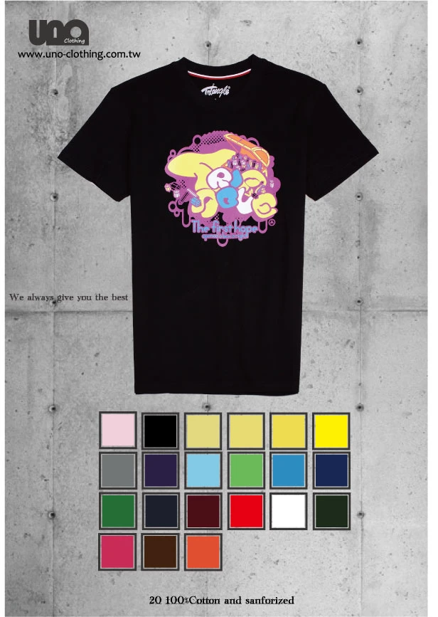 圓T採用100%精梳棉+防縮處理