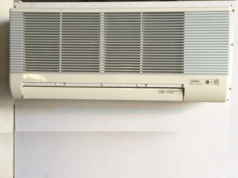 矽酸鈣板牆面吊掛冷氣室內機