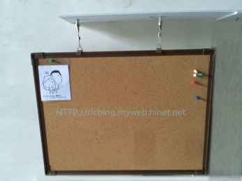 R-T螺絲+配件D+鋼索+附件H吊掛實例