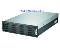 Sol NAS X16 網路附接磁碟, 內建快照、複製、iSCSI Target、XFS及ReiserFS、支援10Gb Ethernet及 Infiniband