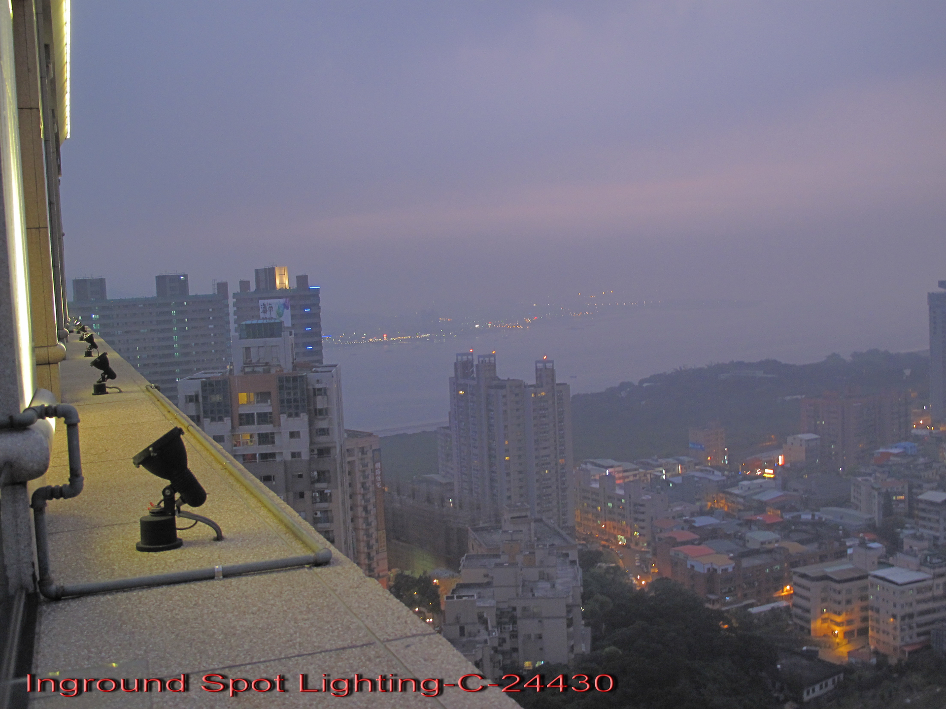 LED 30W Inground Spot Lighting 洗牆實景照